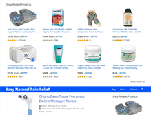 Tablet Screenshot of easynaturalpainrelief.com